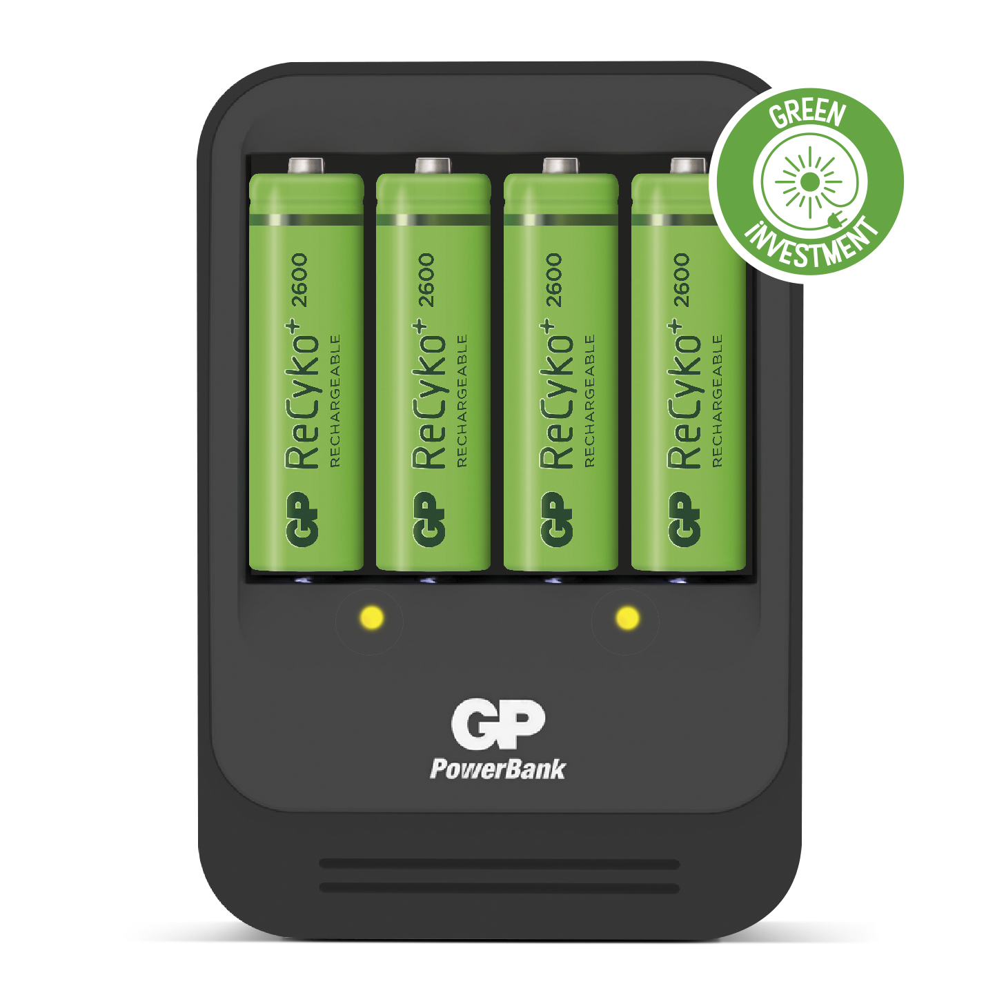 GP PB570 ReCyko Laddare inkl 4 2600 Batteri